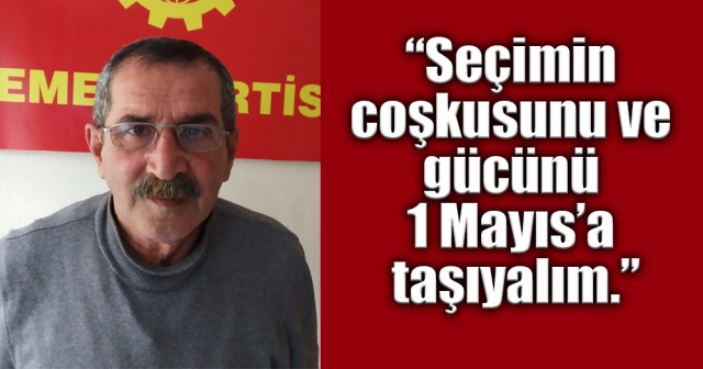 1 Mayıs alanları dolmalı