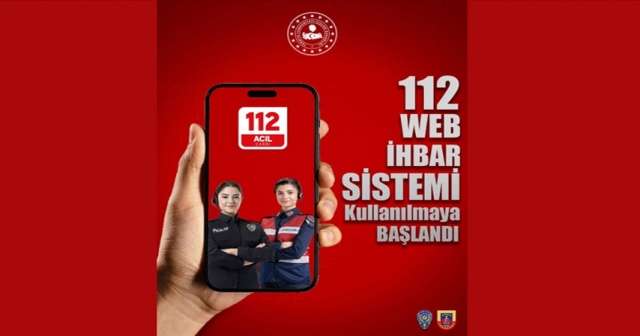 "112 Web İhbar Sistemi" ile Online İhbar