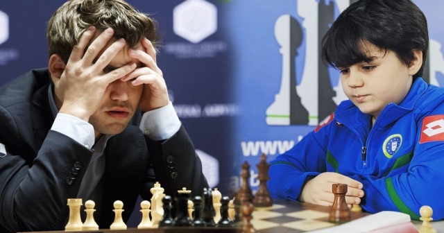 13 yaşındaki Yağız Kaan, Carlsen'i 41 saniyede mat etti