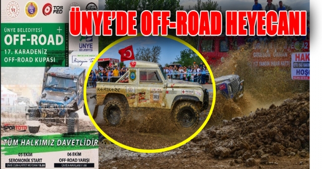 17. Karadeniz Off-Road Yarışları Bugün Başlıyor