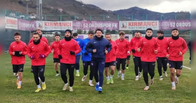 52 Orduspor, Ayvalıkgücü Maçı Öncesi Eksiksiz Sahada