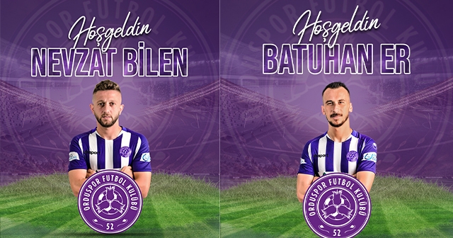 52 ORDUSPOR’DA İÇ TRANSFER