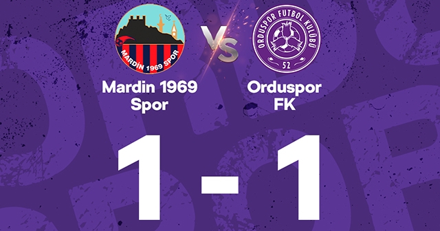 52 ORDUSPOR DEPLASMANDAN PUANLA DÖNÜYOR