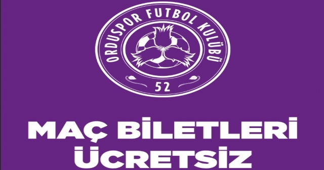 52 Orduspor Maç Bileti Ücretsiz...