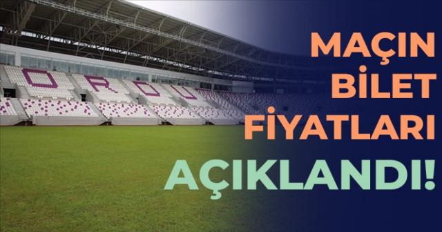 52 Orduspor – Osmaniyespor Maçı İçin Bilet Fiyatları Açıklandı