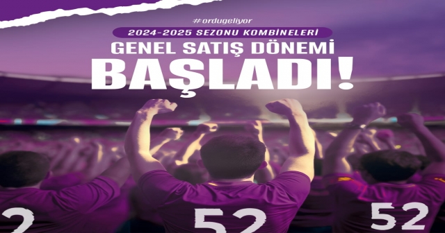 52 ORDUSPOR'DA KOMBİNE FİYATLARI BELLİ OLDU