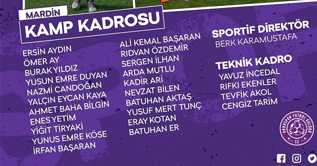 52 ORDUSPOR'UN KAMP KADROSUNA SÜRPRİZ İSİM ALINMADI!