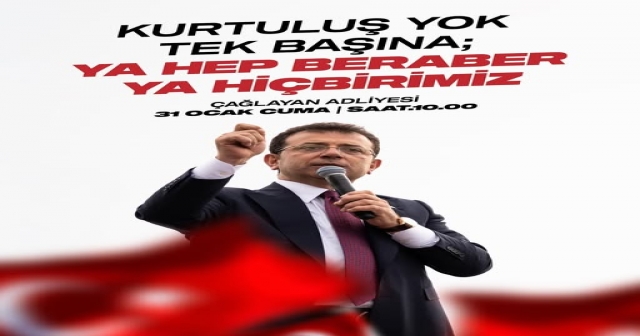 ADLİYE ÖNÜNDE BULUŞUYORLAR