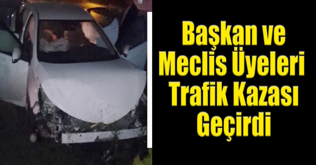 Ak Parti Kumru Heyeti Kavak'ta Trafik Kazası Geçirdi