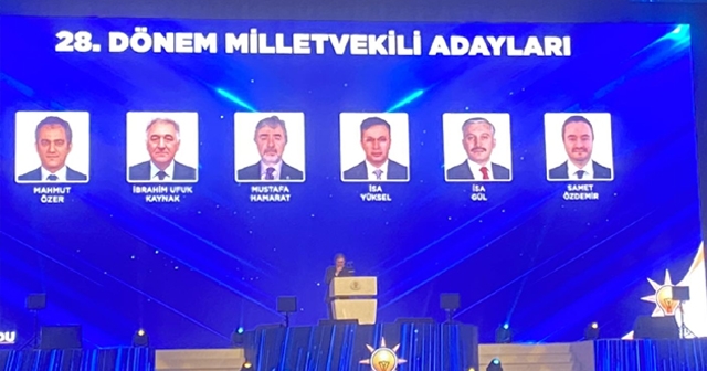 AK PARTİ ORDU MİLLETVEKİLİ ADAYLARI TANITILDI