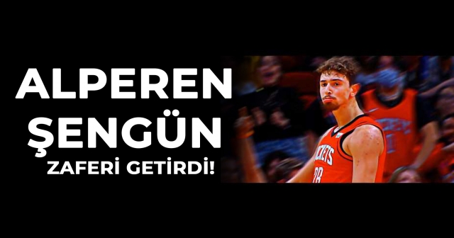 Alperen Şengün Double-Double Yaptı