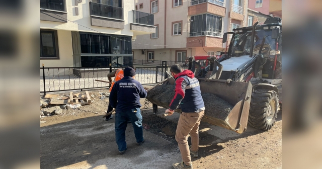 Altınordu’da Yol ve Altyapı Çalışmaları Devam Ediyor