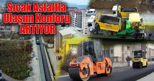 Altınordu ve Gülyalı'da Asfalt Çalışmaları Tamamlandı