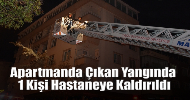 Altınordu'da Apartmanda Yangın