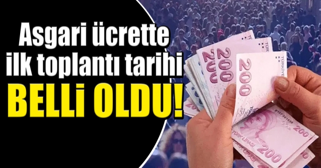 Asgari ücret için ilk toplantı 10 Aralık'ta