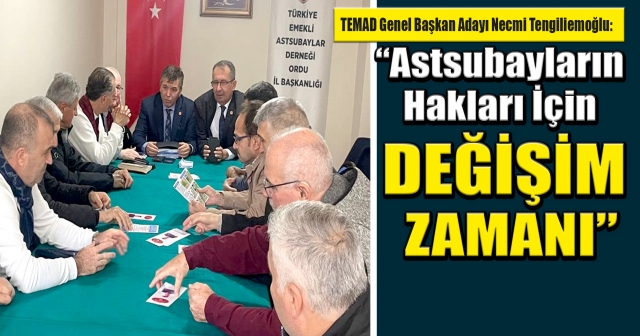 TEMAD Genel Başkan Adayı Tengiliemoğlu Bölge Turu Başlattı