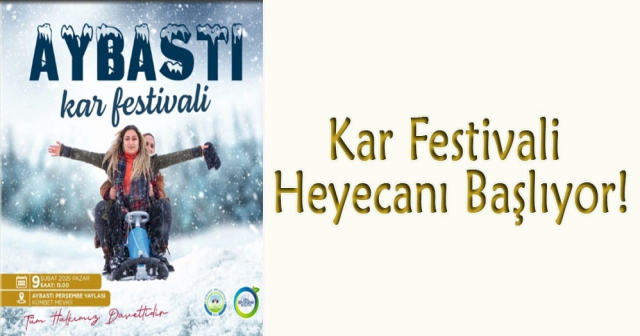 Aybastı Perşembe Yaylası’nda Kar Festivali