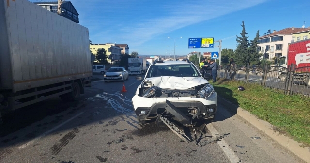 Bafra'da Motosiklet Kazasında 1 Ölü, 1 Yaralı