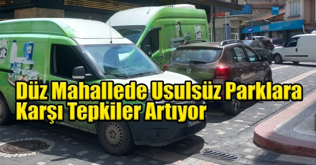 Bağlantı yolunu otopark yaptılar