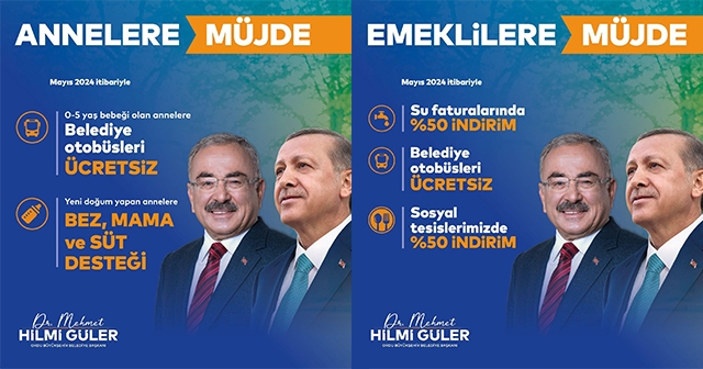 BAŞKAN GÜLER’İN MÜJDELERİ BİTMİYOR