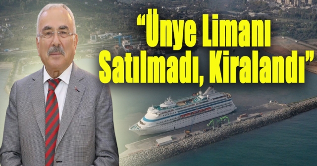 Başkan Güler: "Ünye Limanı'nı Geliştirdik"