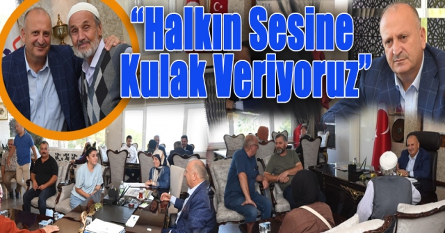 Başkan Tavlı, Halkla Buluşarak Çözümler Üretiyor