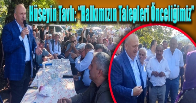 Başkan Tavlı, Yerel Sorunları Dinlemek İçin Tekkiraz'da