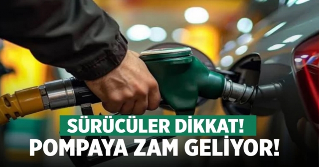 Benzine zam geliyor