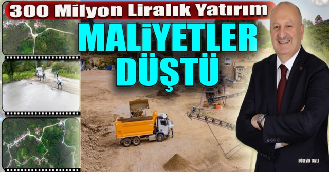 Beton Yol Hamlesi ile Sorunlar Çözülüyor