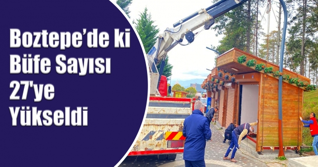 Boztepe’de Büfeler Taşınıyor