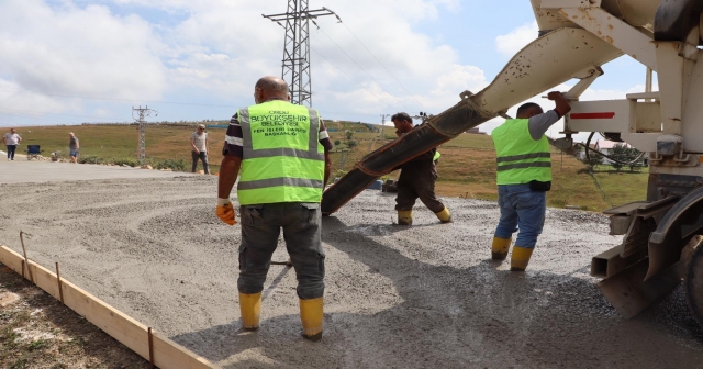 Çambaşı ve Paşakonağı Yaylalarına Beton Yol