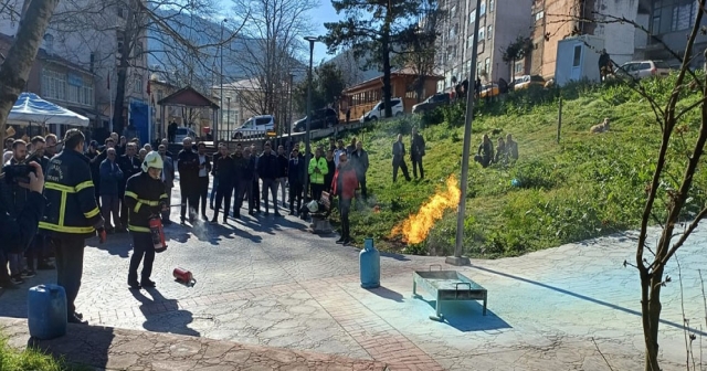 Çatalpınar’da Yangın Tatbikatı