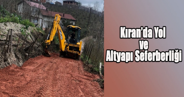 Çatalpınar Kıran’da Yol Çalışması