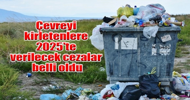 2025'te çevreyi kirletenlere uygulanacak idari para cezaları belirlendi