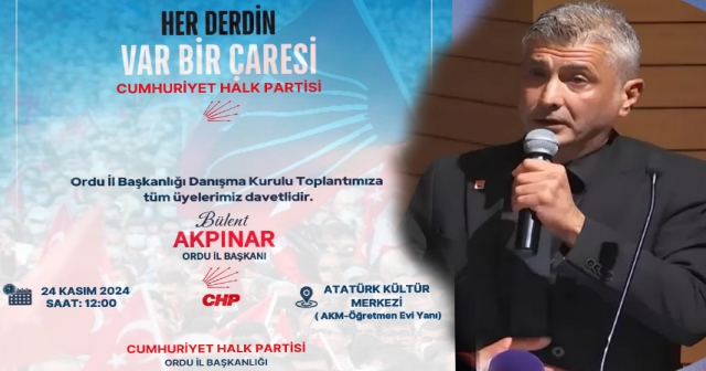 CHP, 24 Kasım’da Buluşuyor