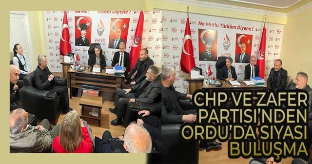 CHP Heyeti, Zafer Partisi Ordu İl Başkanlığını Ziyaret Etti