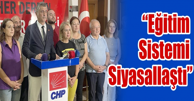 CHP'DEN EĞİTİM AÇIKLAMASI