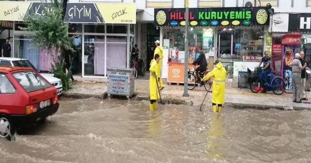 Çorum Şiddetli Yağışla Yoruldu..