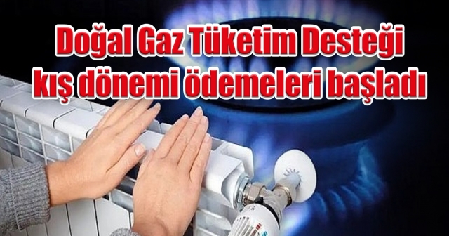 Doğalgaz Destek Ödemeleri Başladı