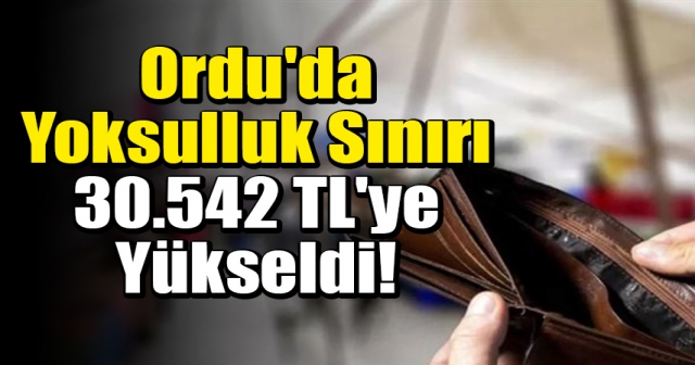 Doğu Karadeniz’de Yoksulluk Oranı %9,3