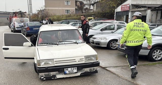 Ehliyetsiz Sürücü, Kovalamaca Sonrası Yakalandı