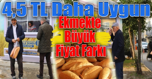 Ekmek 8 TL’ye Satılıyor