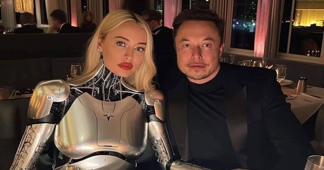 Elon Musk robot sevgilisiyle yemeğe çıktı!