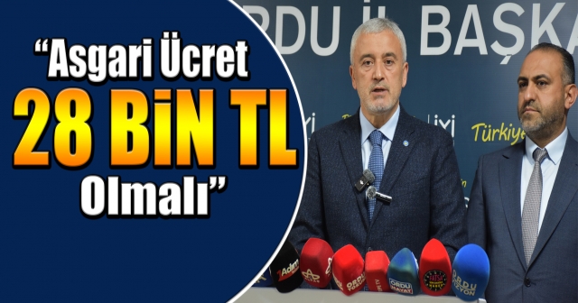 "Emekli Maaşları Asgari Ücretle Eşitlenmeli"