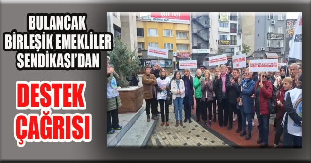 Emekliler Bulancak'ta Maaş Artışı İçin Eylem Yaptı