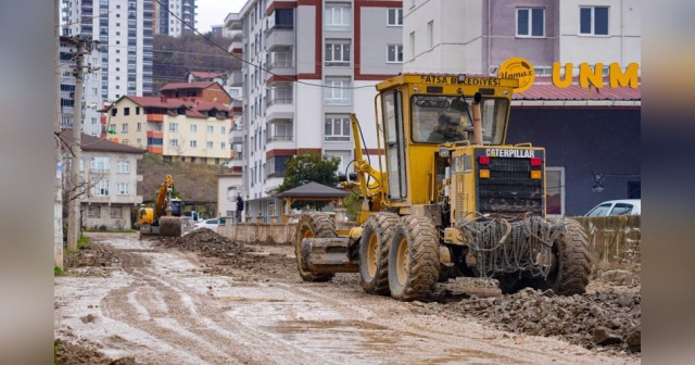 Fatsa Belediyesi, Kurtuluş Mahallesi’nde Hatları Yeniliyor