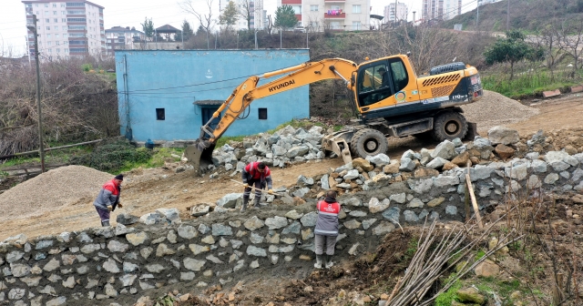 Fatsa’da 31 Bin Metreküplük Taş Duvar Çalışması Başladı