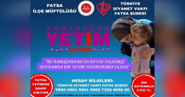 Fatsa’da Yetim Çocuklara Bayram Neşesi