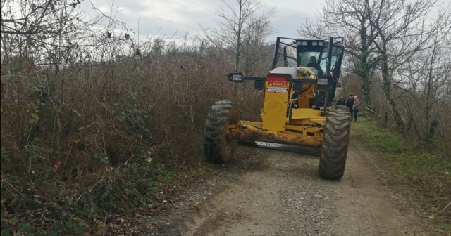 Fatsa’dan Yukarıardıç’a Yol Düzenlemesi