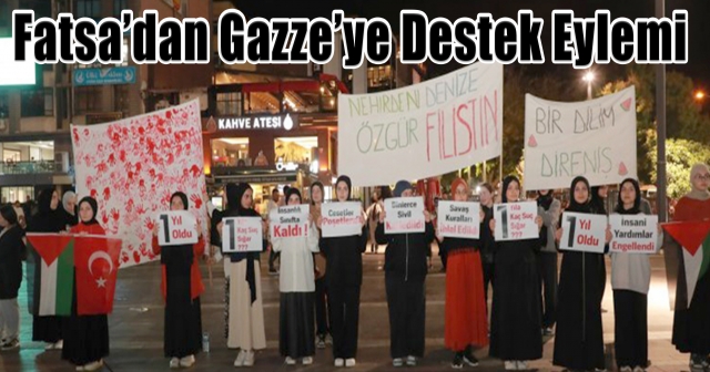 FATSA GAZZE İÇİN TEK YÜREK